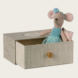 Maileg Dance Mouse In Daybed - Little Sister - Winter's Moon 