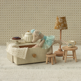 Maileg Dance Mouse In Daybed - Little Sister - Winter's Moon 