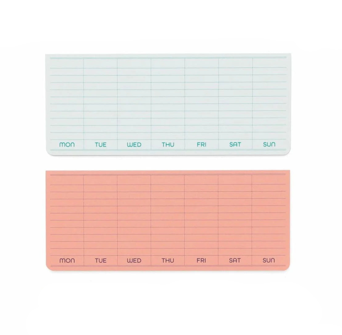 Hightide Penco Sticky Memo Pad Weekly - Winter's Moon 