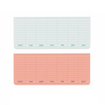 Hightide Penco Sticky Memo Pad Weekly - Winter's Moon 
