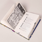 bookspeed - almanac: a seasonal guide to 2027 book spread of may - winter's moon