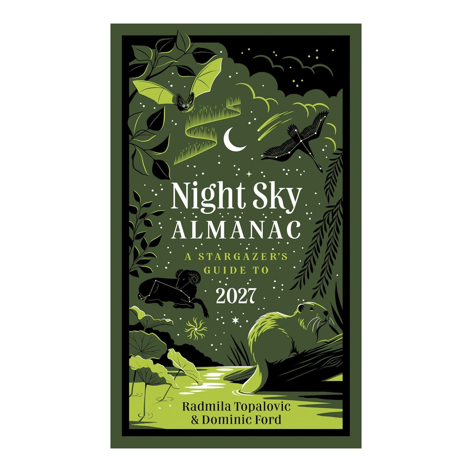 bookspeed - cover for the 2027 night sky almanac - winter's moon