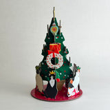 'Cosy Cats Tree' Pop and Slot Advent Calendar - Small