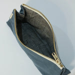 Organic Cotton Canvas Pencil Case - Winter's Moon 