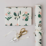 'Floral Blush' Wrapping Paper - Winter's Moon 