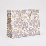 Block Printed Luxury Gift Bags - Large (Lavender) - Winter's Moon 