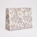 Block Printed Luxury Gift Bags - Large (Lavender) - Winter's Moon 