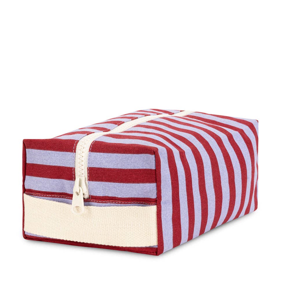 Travel Bag - Awning Stripe Chilli Pepper - Winter's Moon 