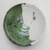 Handmade Moroccan Half Glazed Bowl