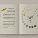 bookspeed - book of birds spread on white background - winter's moon