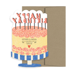 'Happy Birthday Cake' Greetings Card - Winter's Moon 