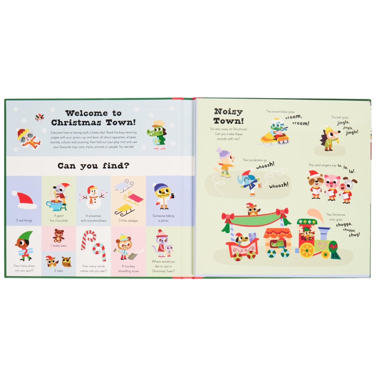 gardners - christmas town playbook spread - winter's moon