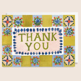 'Thank You Pattern' Greetings Card