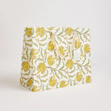 Block Printed Luxury Gift Bags - Large (Sunshine) - Winter's Moon 