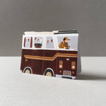 'Red Campervan' Greetings Card - Winter's Moon 