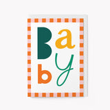 'Baby' Colourful Greetings Card