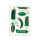 cait mceniff - peas in a pod card on white background - winter's moon