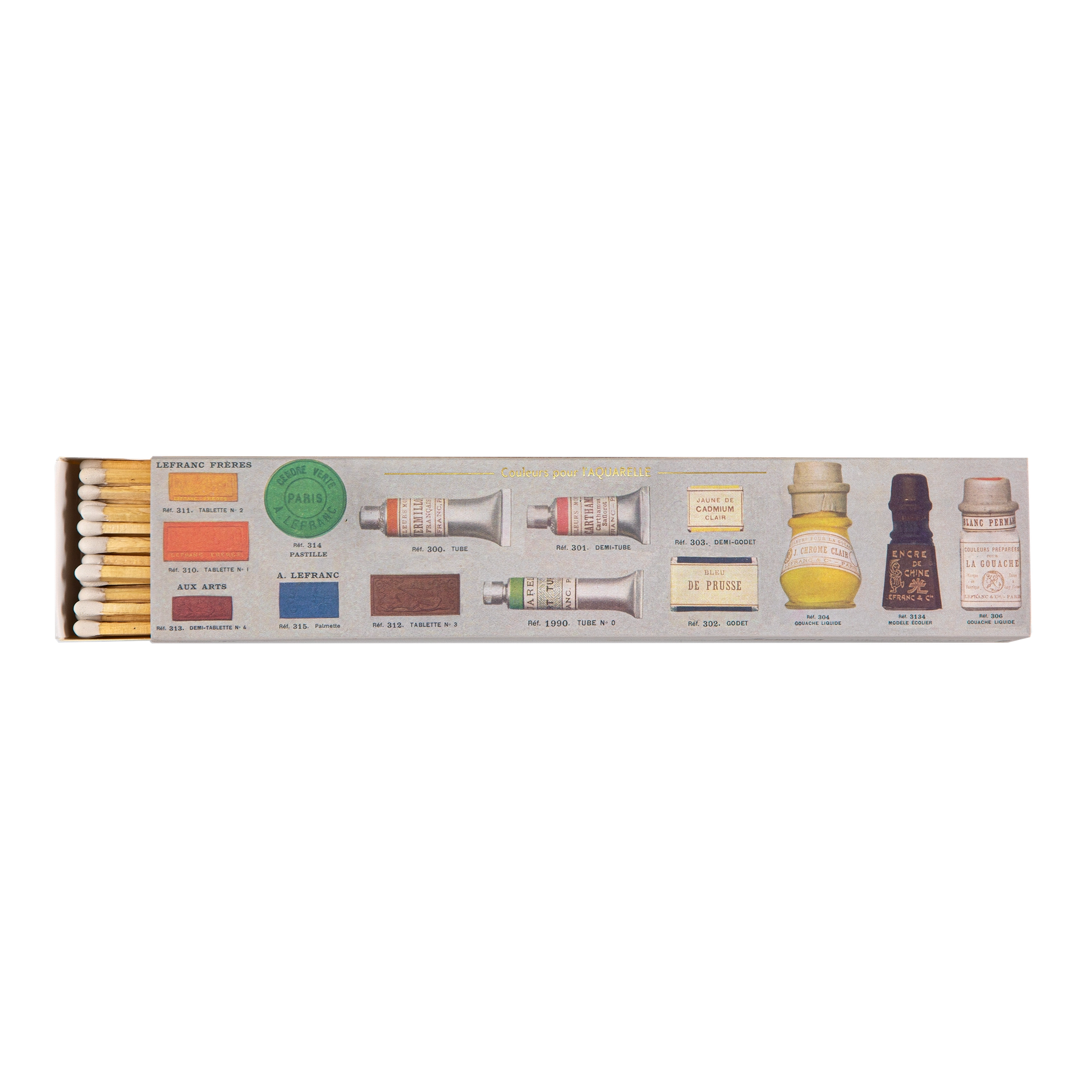 Luxury Long Matches - Paint Tubes - Winter's Moon 