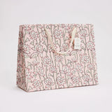 Block Printed Luxury Gift Bags - Large (Pink) - Winter's Moon 