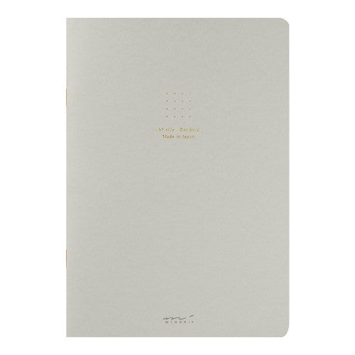 Midori A5 Soft Colour Notebook with Dot Grid - Grey