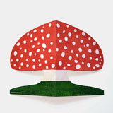 'Red Mushroom' Die-Cut Greetings Card