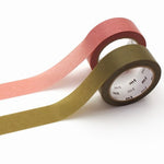 MT upcycle tape - pink and green tape on white background - winter's moon