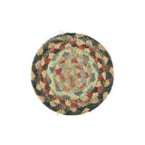 Set of 6 Organic Jute Placemats & Coasters - Misty Blue