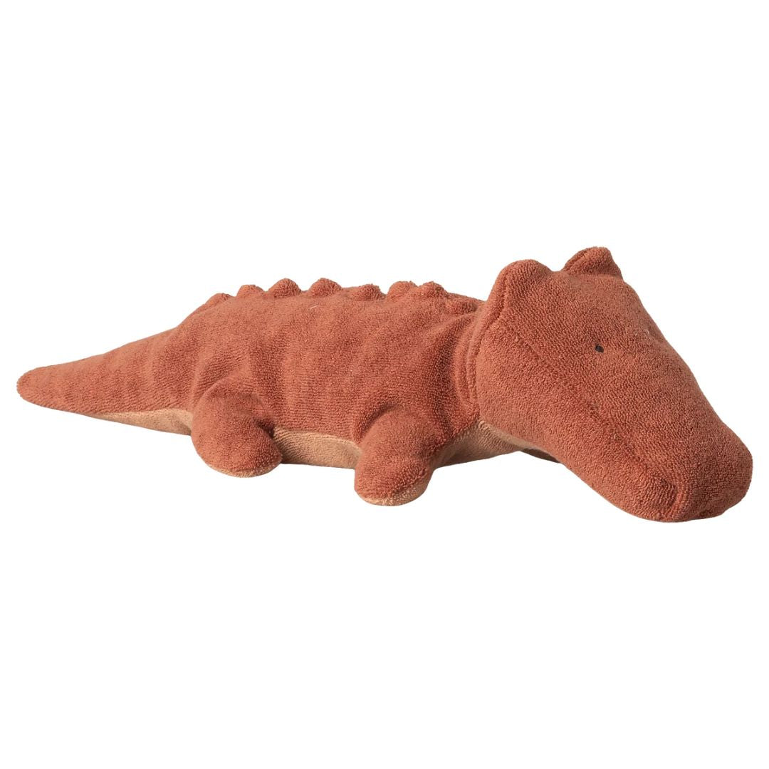 maileg - small crocodile safari friends in vintage rose - winter's moon