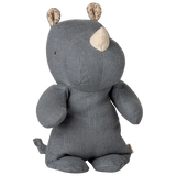 Maileg Safari Friends - Small Rhino, Dusty Blue