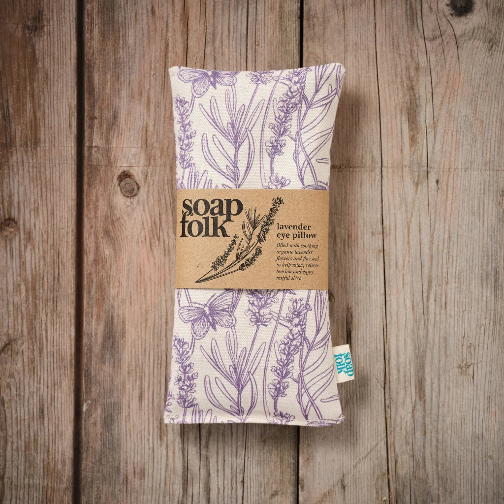soap folk - lavender eye pillow butterfly - winter's moon