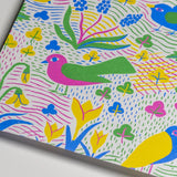 ‘Spring Pattern’ Wrapping Paper - Winter's Moon 