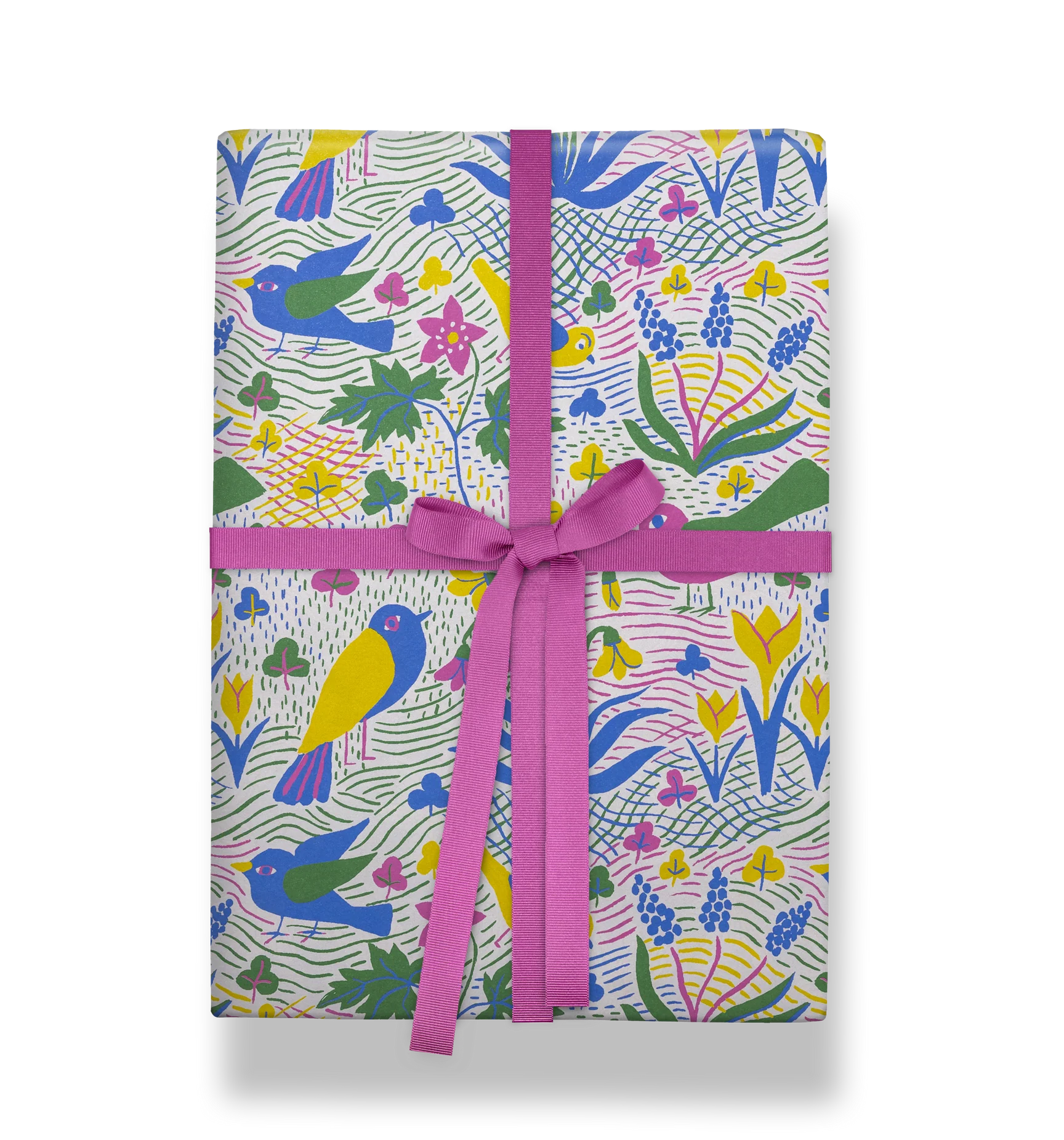 ‘Spring Pattern’ Wrapping Paper - Winter's Moon 