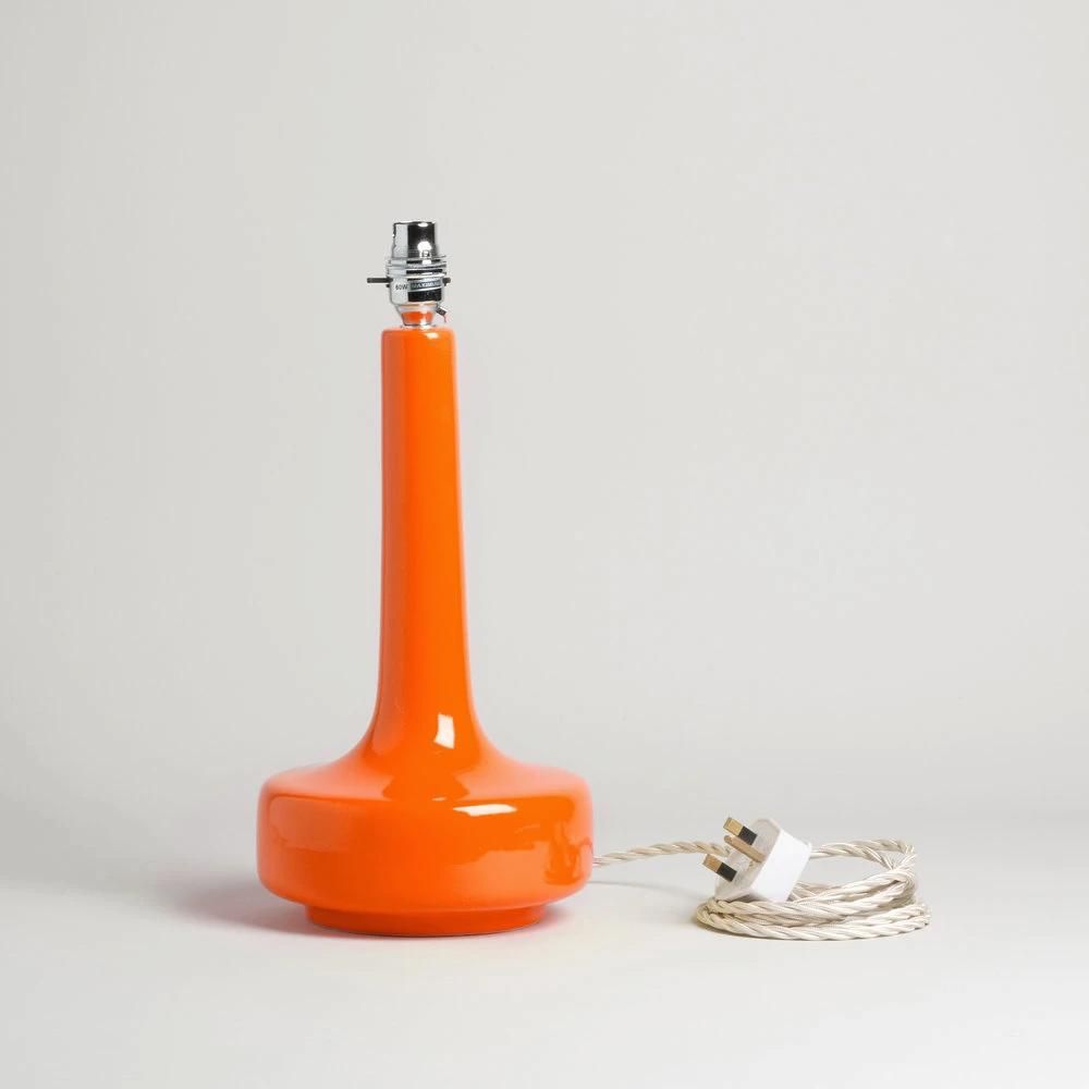 orange table lamp