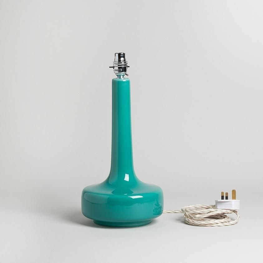 teal table lamp