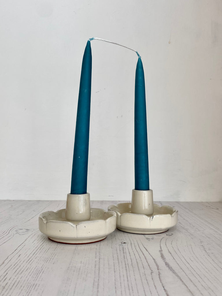 Pair of Standard Tapered Candles - Winter's Moon 