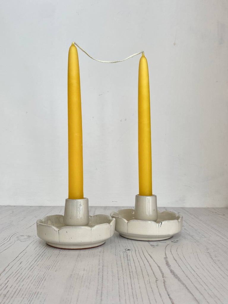 Pair of Standard Tapered Candles - Winter's Moon 