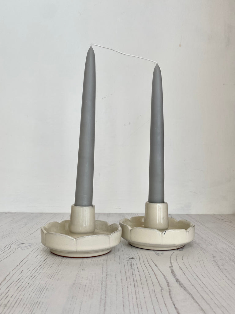 Pair of Standard Tapered Candles - Winter's Moon 