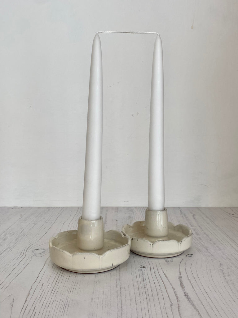 Pair of Standard Tapered Candles - Winter's Moon 