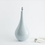 Large Ceramic Lamp Base, Grey - Winter's Moon 