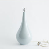 Large Ceramic Lamp Base, Grey - Winter's Moon 