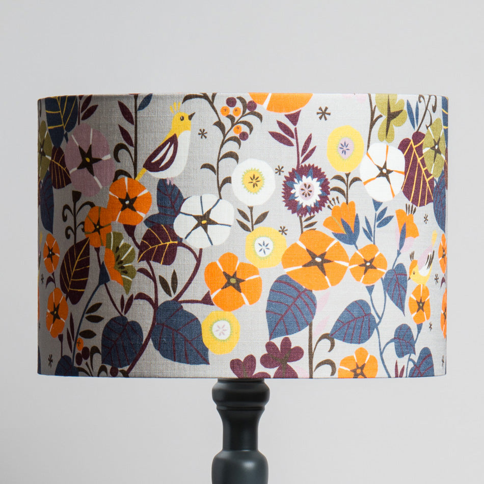 Large Lampshade in Nasturtium - Winter's Moon 