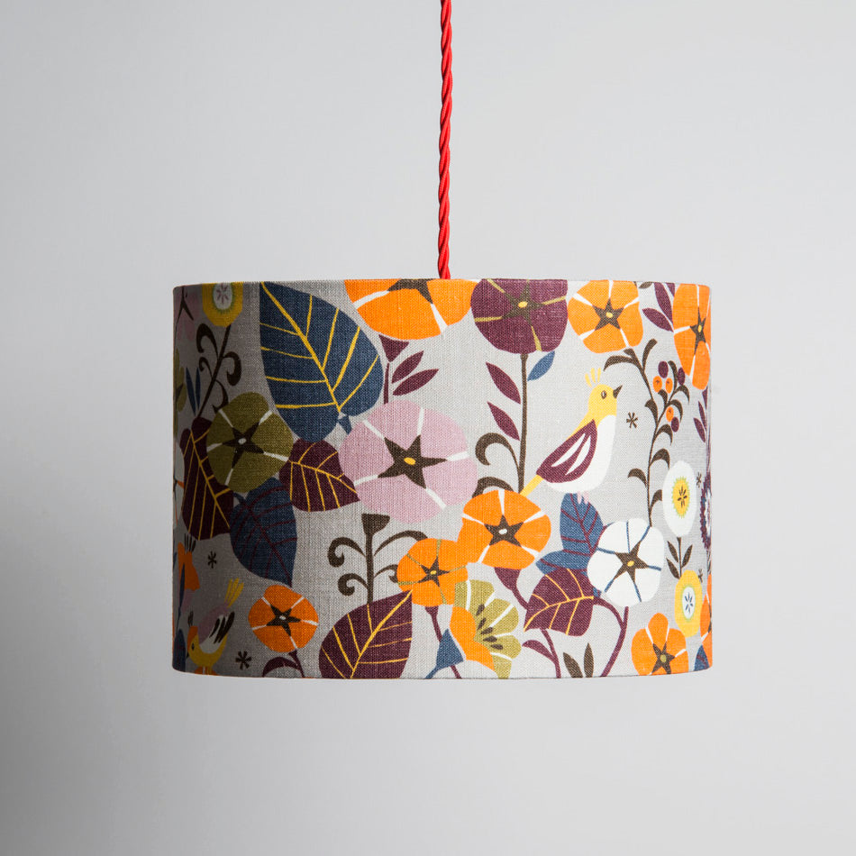 Small Lampshade in Nasturtium - Winter's Moon 