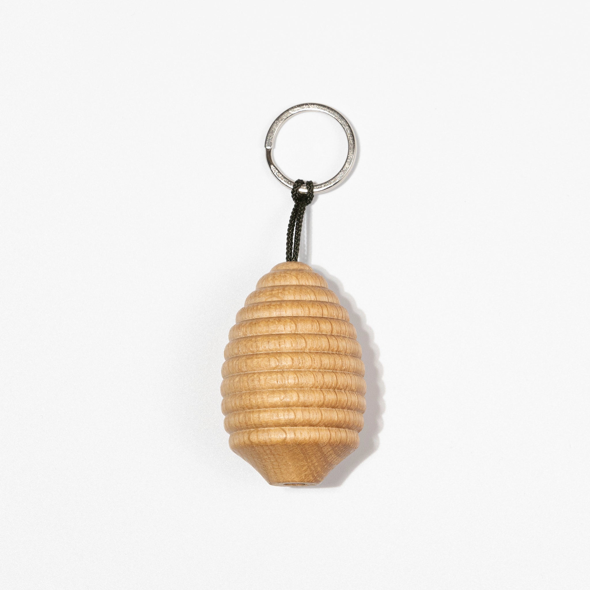 Oak Beehive Keyring - Winter's Moon 