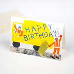 'Bin Lorry' Happy Birthday Greetings Card - Winter's Moon 
