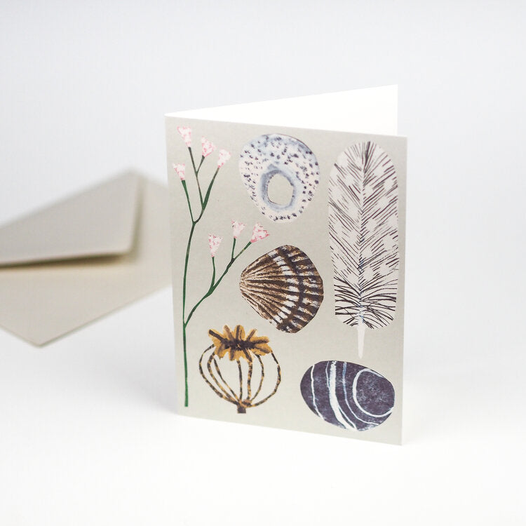 'Finds' Greeting Card - Winter's Moon 