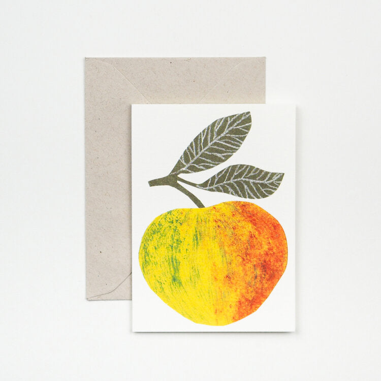 'Little Apple' Greetings Card - Winter's Moon 