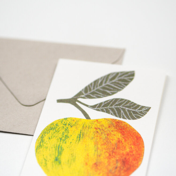 'Little Apple' Greetings Card - Winter's Moon 