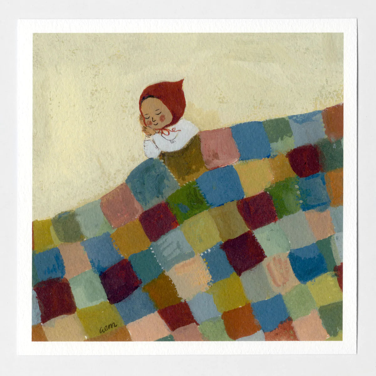 'The Quilt' Print - Winter's Moon 