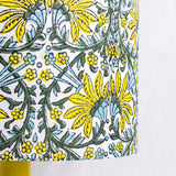 Jasmine Block-Print Fabric Lampshade - Winter's Moon 