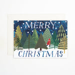'Winter Woodland' Greetings Card - Winter's Moon 